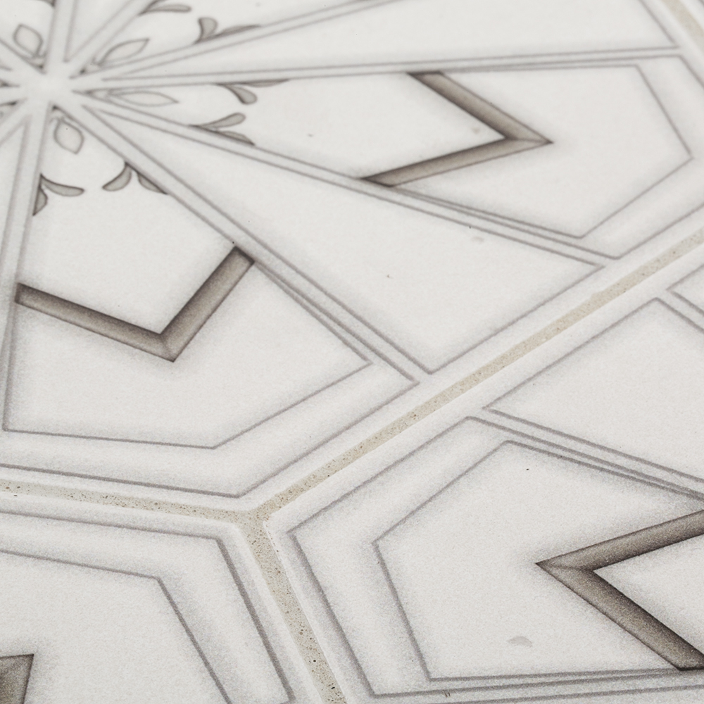 Jeffrey Court | Drawn Stone Hex Field Tile 8