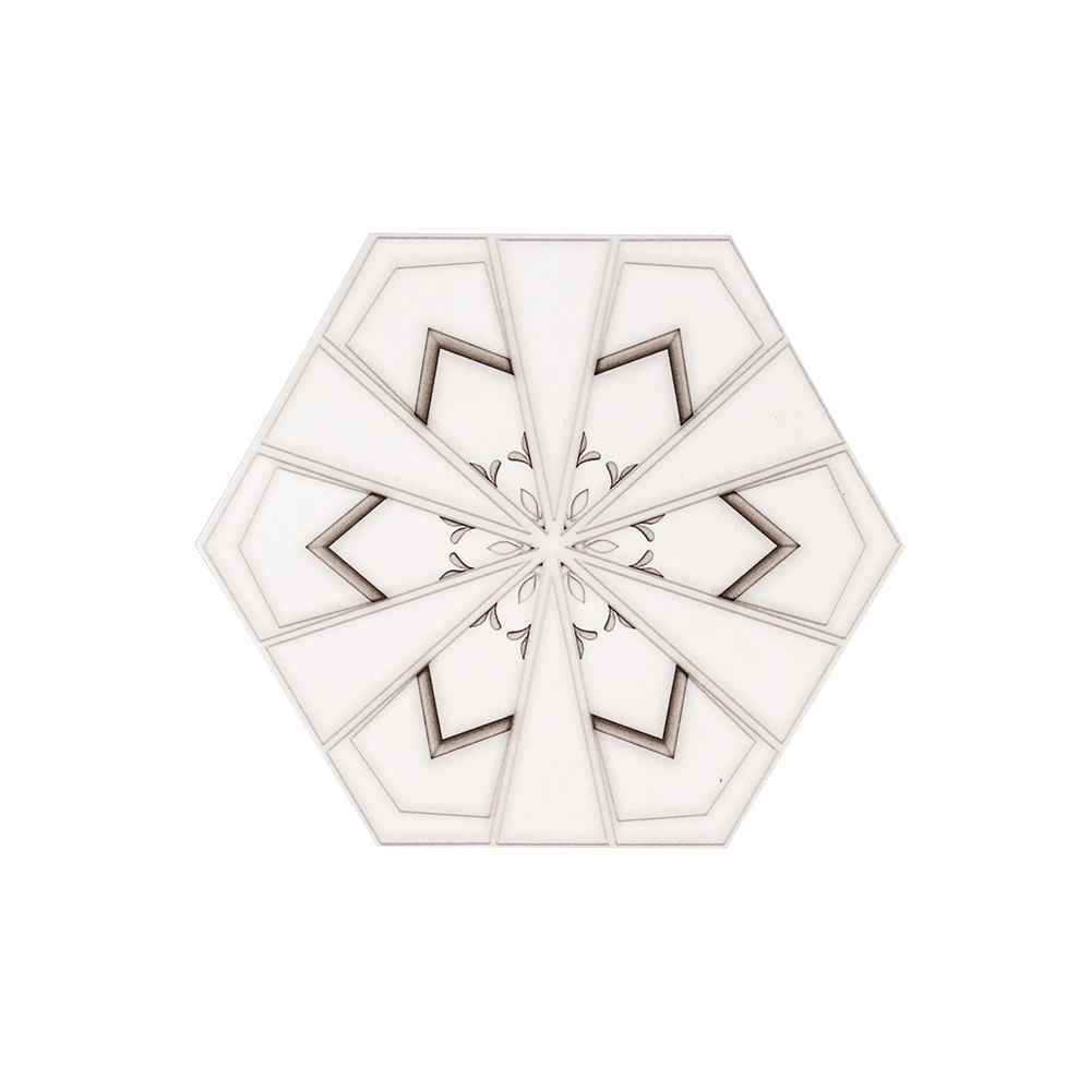 Jeffrey Court | Drawn Stone Hex Field Tile 8