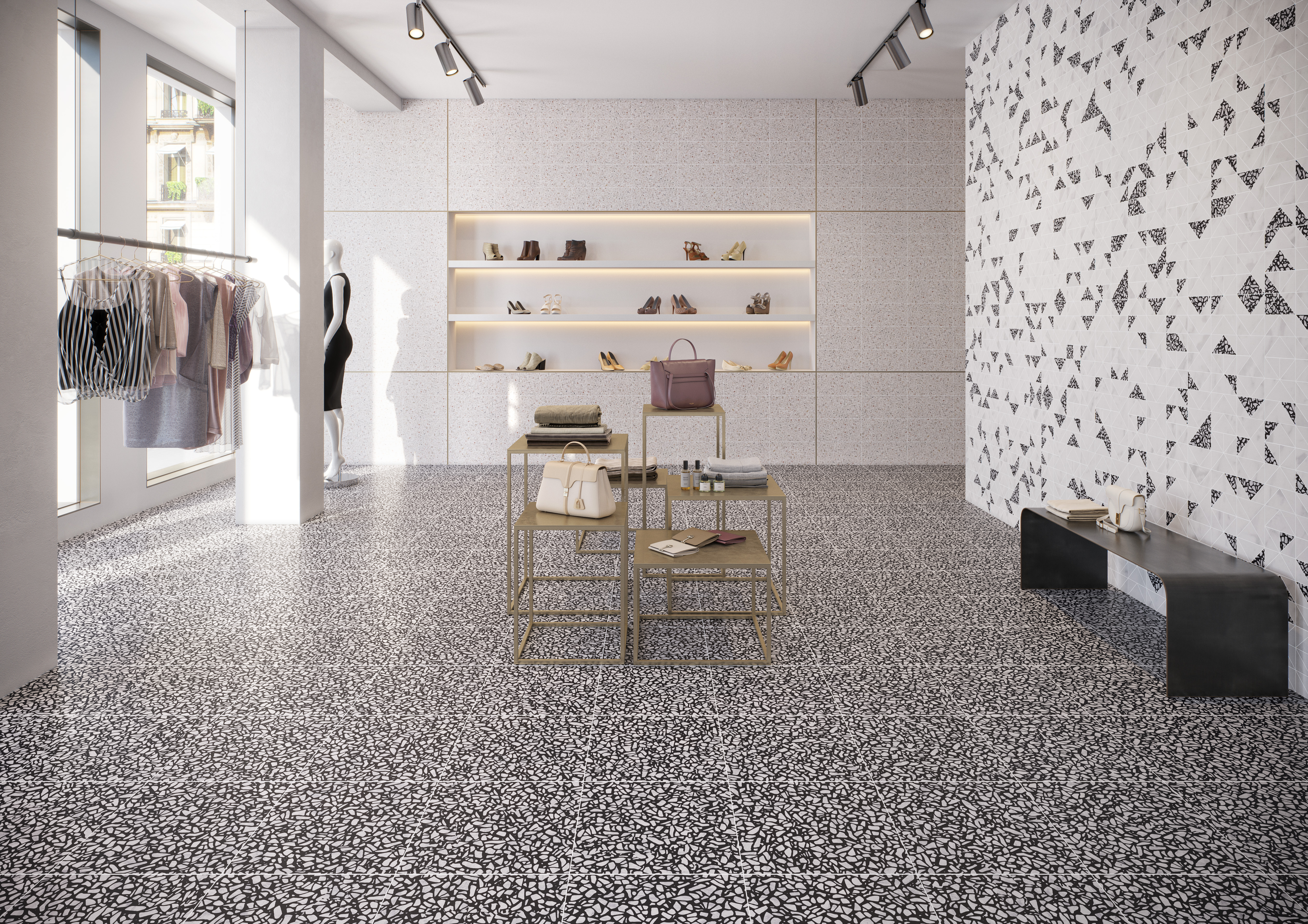 未使用 Theory 2022 ダブルフェイスフーディジレ Lサイズ アイボリー EZR1010 Latte Zellige