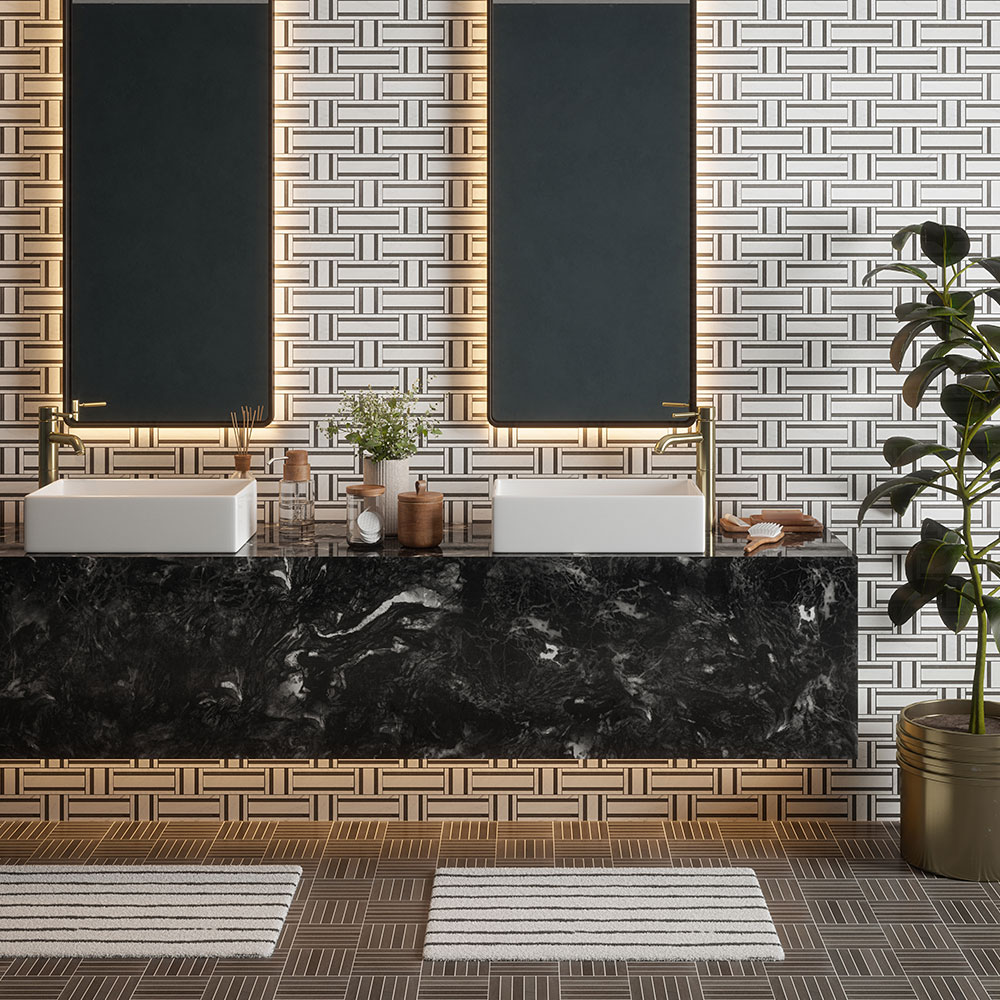 Jeffrey Court | Zen Bridge Mosaic 11.875