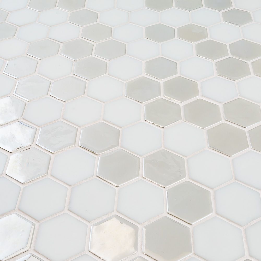 azure☆ Jeffrey Court | Brill Hexagon Mosaic 10.75